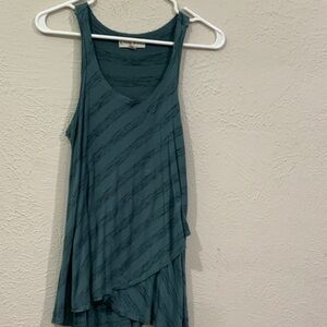 Knox Rose Teal Sleeveless Blouse